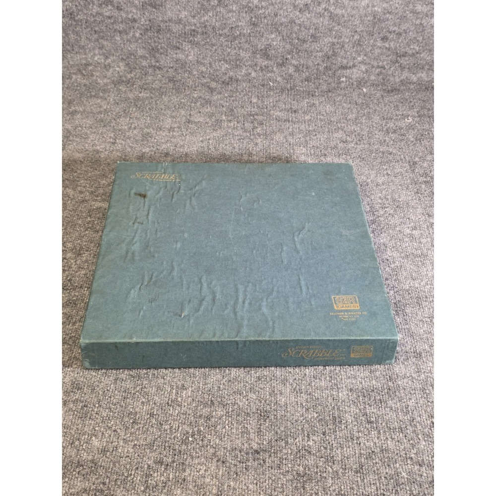 Scrabble Deluxe Edition Turntable Vintage 1977 Complete - Picture 3 of 16